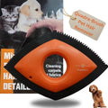 FluffPals Quadra-Brush Pet Hair Remover Tool for Car - Cat Dog Hair Remover for Car Interior - Apartment Essential for Bed Couch Clothes Blanket Carpet and Furniture