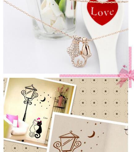 Cat Necklace Pendant Jewelry