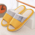 Women's Linen Bedroom Slippers - House Shoes